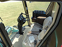 Inside of Custom Self-Propelled Two Bed Harvester Inside of Custom Self-Propelled Two Bed Harvester