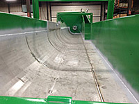 Stainless Liner Installed In Sand Separation System Stainless Liner Installed In Sand Separation System