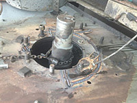 Stone Quarry Screen Shaft And Bearing Mount Repair